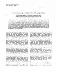 cover of the book Process technology development for LOVA gun propellant