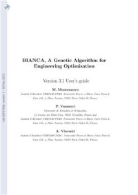 cover of the book BIANCA, A Genetic Algorithm for Engineering Optimisation