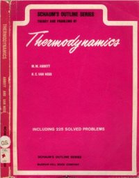 cover of the book Schaum's outline of theory and problems of thermodynamics