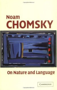 cover of the book On nature and language