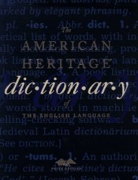 cover of the book The American Heritage Dictionary of the English Language