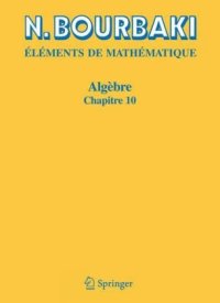 cover of the book Elements de Mathematique. Algebre. Chapitre 10