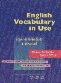 cover of the book English vocabulary in use (upper-intermediate and advanced)