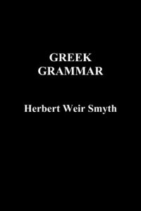 cover of the book Greek grammar