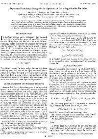 cover of the book Feynman functional integrals for systems of indistinguishable particles