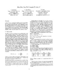 cover of the book Computing products via chains of recurrences 1999