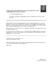 cover of the book Differential algebraic elimination theorem