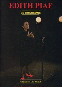 cover of the book 25 chansons. Эдит Пиаф