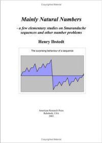 cover of the book Mainly Natural Numbers: A Few Elementary Studies on Smarandache Sequences and Other Number Problems