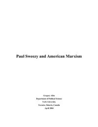 cover of the book Paul Sweezy and American Marxism