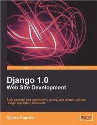 cover of the book Django 1.0 Web Site Development