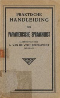 cover of the book Praktische handleiding der Papiamentsche spraakkunst