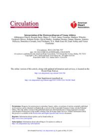 cover of the book Interpretation of the Electrocardiogram of Young Athletes