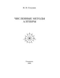 cover of the book Численные методы алгебры 2008