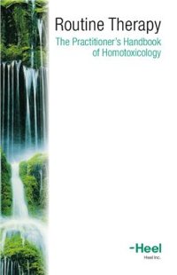 cover of the book Routine Therapy.The Practitioner’s Handbook of Homotoxicology