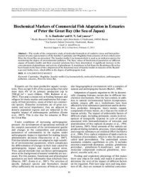 cover of the book Biochemical markers of commercial fish adaptation in estuaries of Peter the Great Bay (the Sea of Japan)