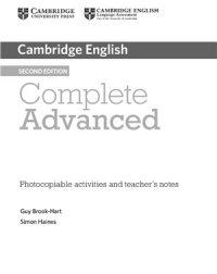 cover of the book Cambridge English Complete Advanced