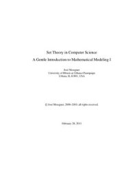 cover of the book Set Theory in Computer Science - A Gentle Introduction to Mathematical Modeling I