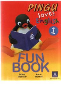 cover of the book Pingu loves English 1. Fun book