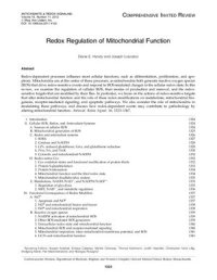 cover of the book Redox Regulation of Mitochondrial Function