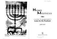 cover of the book Homo Mysticus: A Guide to Maimonides's Guide for the Perplexed