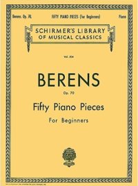 cover of the book 50 Piano Pieces for First Beginners, Op.70
