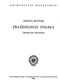 cover of the book Frazeologia polska. Ćwiczenia dla cudzoziemców