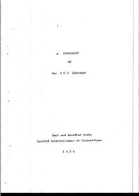 cover of the book A Phonology of the Nso Language