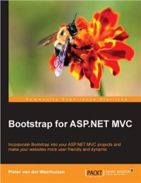 cover of the book Bootstrap for ASP.NET MVC: Incorporate Bootstrap into your ASP.NET MVC projects and make your websites more user friendly and dynamic