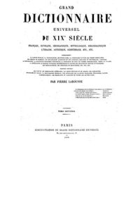 cover of the book Grand dictionnaire universel du XIXe siècle. Tom 7 (E) [Большой универсальный словарь XIX в.]