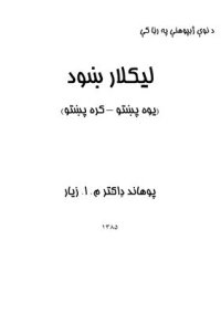 cover of the book پښتو لیکلار ښود