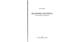 cover of the book Slovenska slovnica