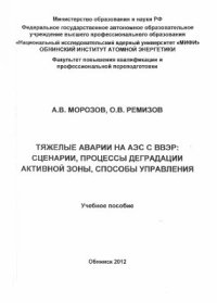 cover of the book Тяжелые аварии на АЭС с ВВЭР: сценарии, процессы деградации активной зоны, способы управления