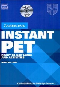 cover of the book Instant PET - Ready-to-use Tasks and Activities