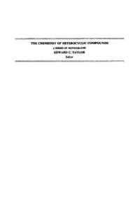 cover of the book Chemistry of Heterocyclic Compounds. Volume 47. Synthesis of Fused Heterocycles. Part I