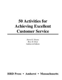 cover of the book 50 Activities for Achieving Excellent Customer Service