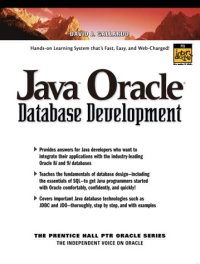 cover of the book Java Oracle Database Development