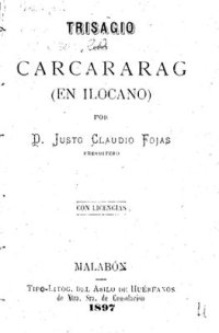 cover of the book Trisagio quen Carcararag (en ilocano)