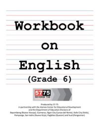 cover of the book Workbook on English (Grade 6) + Answers