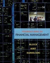 cover of the book Foundations of financial management