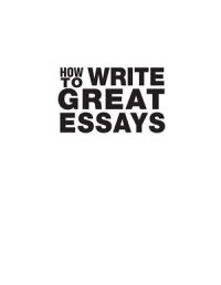 cover of the book How to write great essays