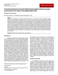 cover of the book Cercarial development of Fasciola within the intermediate snail host Lymnaea acuminata from river waters of Aurangabad (M.S.) India