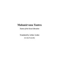 cover of the book Mahanirvana Tantra: Tantra of the Great Liberation