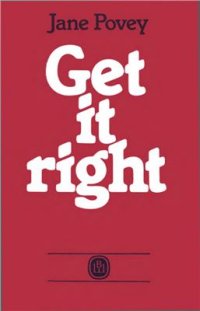 cover of the book Get it right