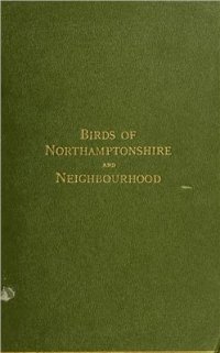 cover of the book Notes on the birds of Northamptonshire and neighbourhood. Volume II