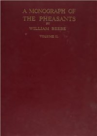 cover of the book A monograph of the pheasants. Volume II