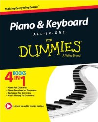 cover of the book Piano And Keyboard All-In-One for Dummies