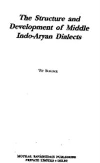 cover of the book The Structure and Development of Middle Indo-Aryan Dialects