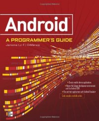 cover of the book ANDROID A PROGRAMMERS GUIDE