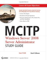 cover of the book MCITP Windows Server 2008 server administrator study guide